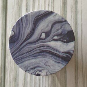 BUNDLE 10/$5 Cell Phone Grip BLACK WHITE MARBLE